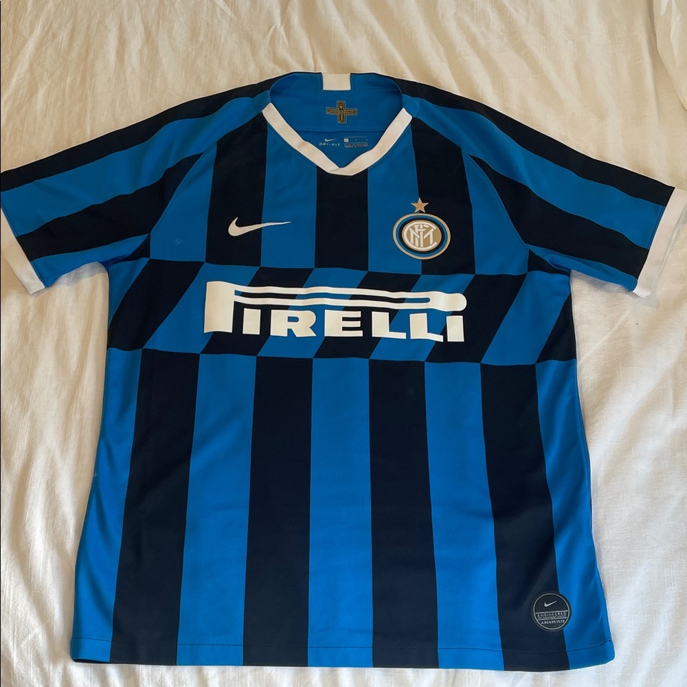 Nike Inter Milan 2019/2020 Striped Blue Black Jersey